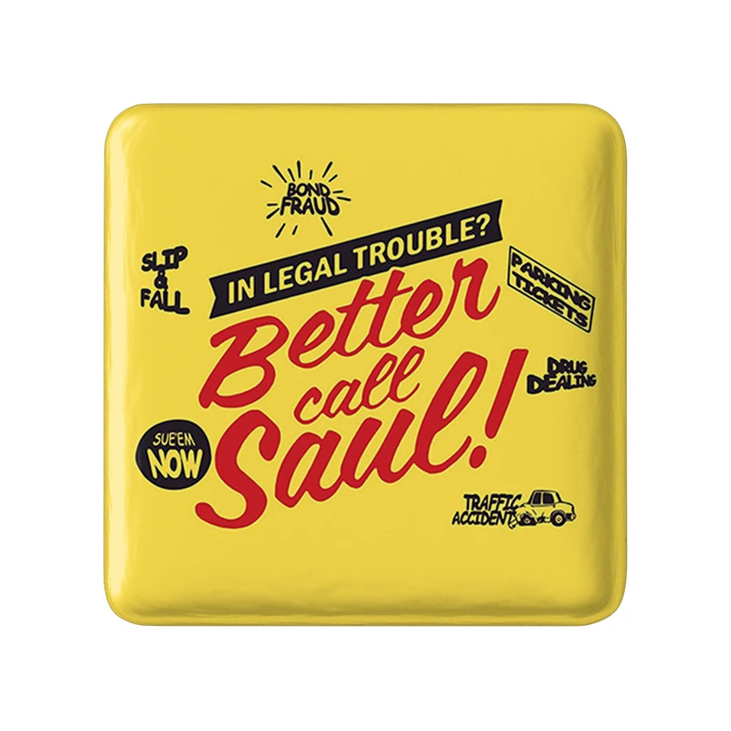 مگنت خندالو طرح سریال بهتره با سال تماس بگیری Better Call Saul مدل مربعی کد 29785