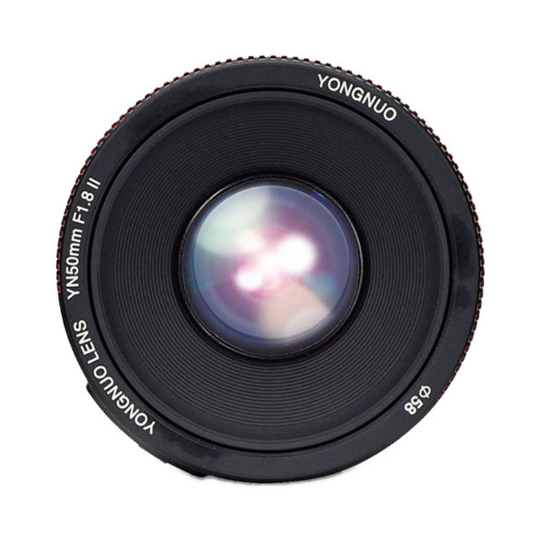 لنز دوربین یونگنو مدل Prime YN50MM F1.8 II Canon