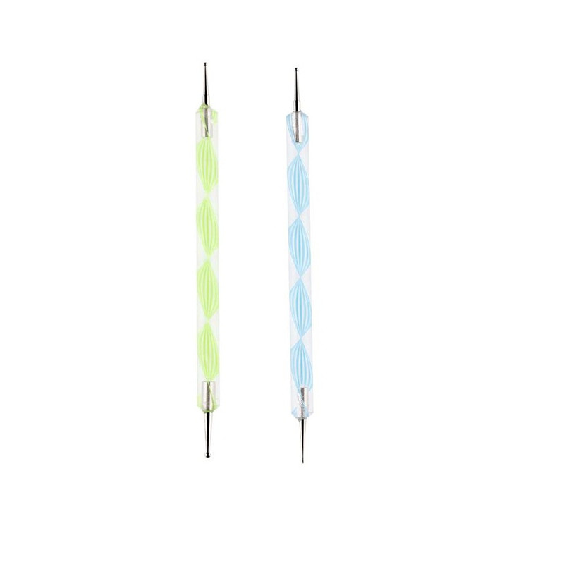 قلم طراحی ناخن مدل MK-002 مجموعه 2 عددی 