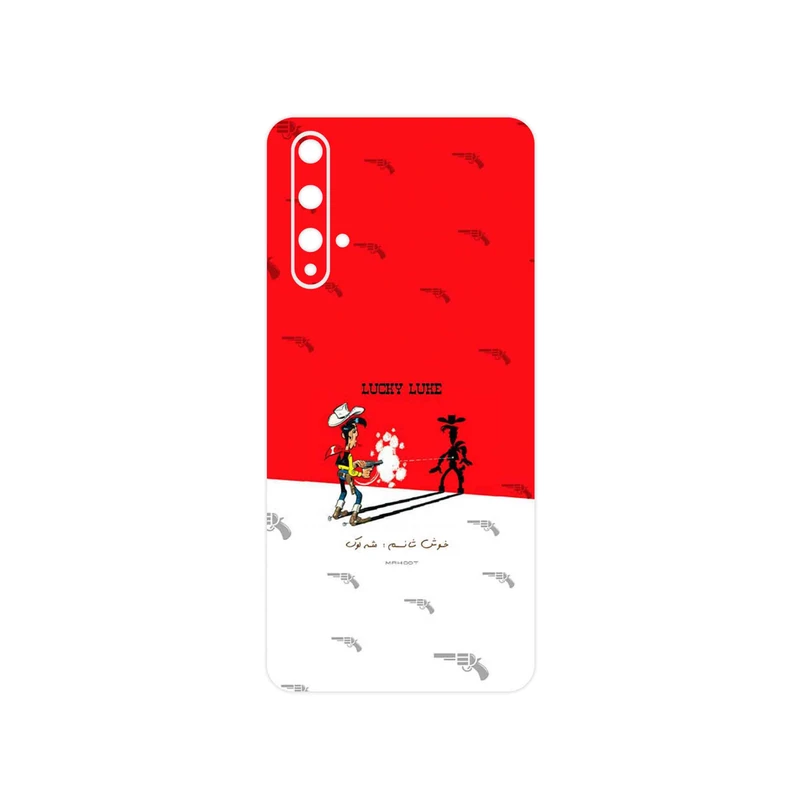 برچسب پوششی ماهوت مدل Lucky Luke مناسب برای گوشی موبایل هوآوی Nova 5T