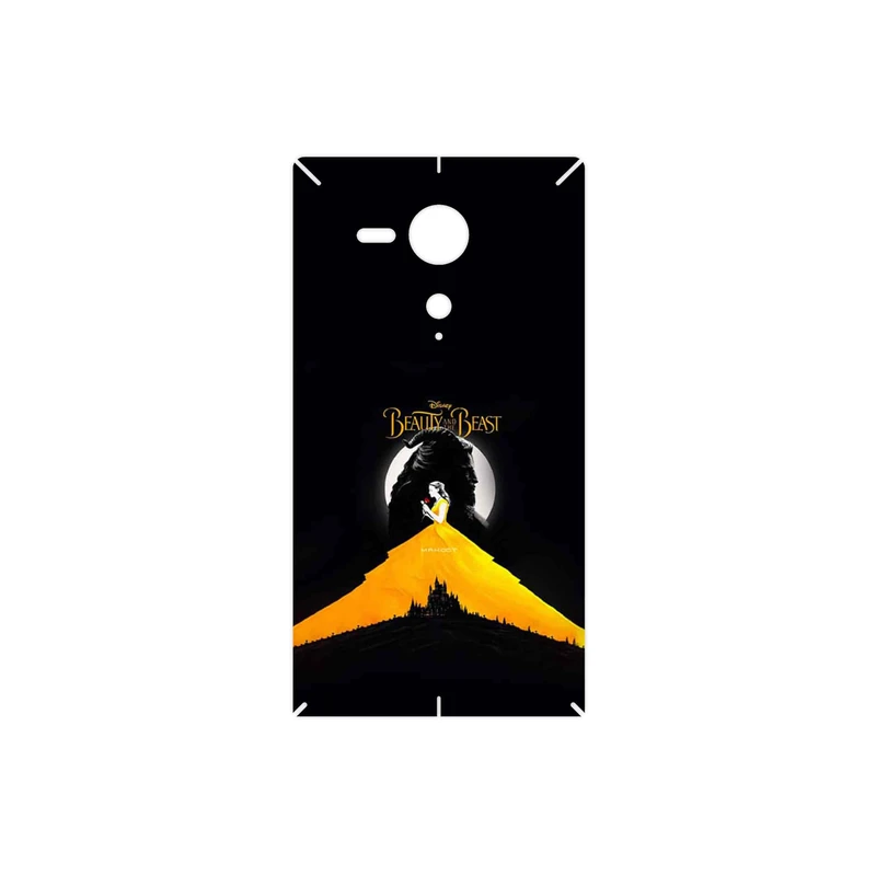 برچسب پوششی ماهوت مدل Beauty and the Beast مناسب برای گوشی موبایل سونی Xperia SP