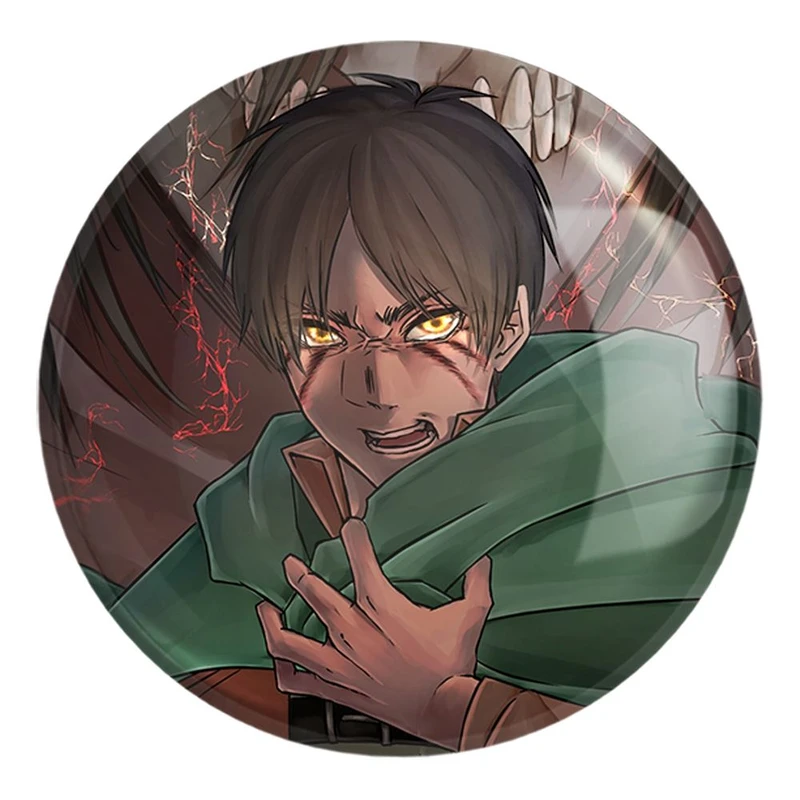 پیکسل خندالو طرح ارن یگر انیمه اتک آن تایتان Attack on Titan کد 18551 مدل بزرگ