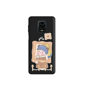 کاور طرح دخترانه هنری کد m2831 مناسب برای گوشی موبایل شیائومی Redmi Note 9S / Redmi Note 9 Pro