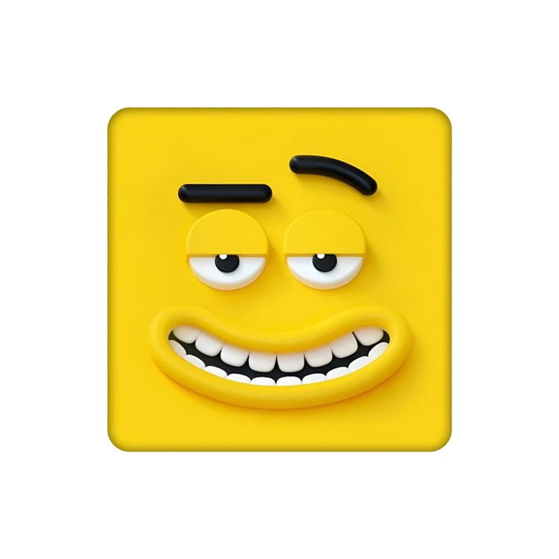 زیرلیوانی طرح خوش خنده ی مرموز کد 7240940