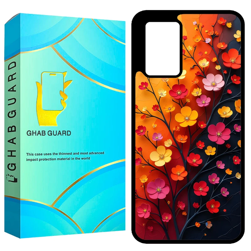 کاور قاب گارد طرح گل مدل GCHP11S مناسب برای گوشی موبایل شیائومی Redmi Note 11 4G / Redmi Note 11S 4G