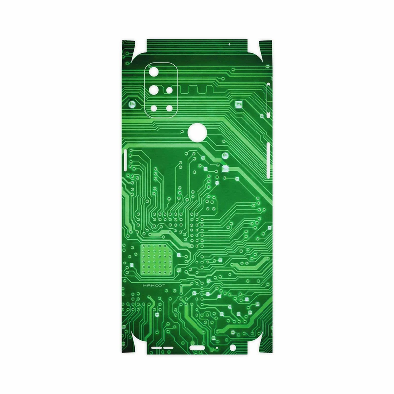 برچسب پوششی ماهوت مدل Green-Printed-Circuit-Board-FullSkin مناسب برای گوشی موبایل وان پلاس Nord N10 5G