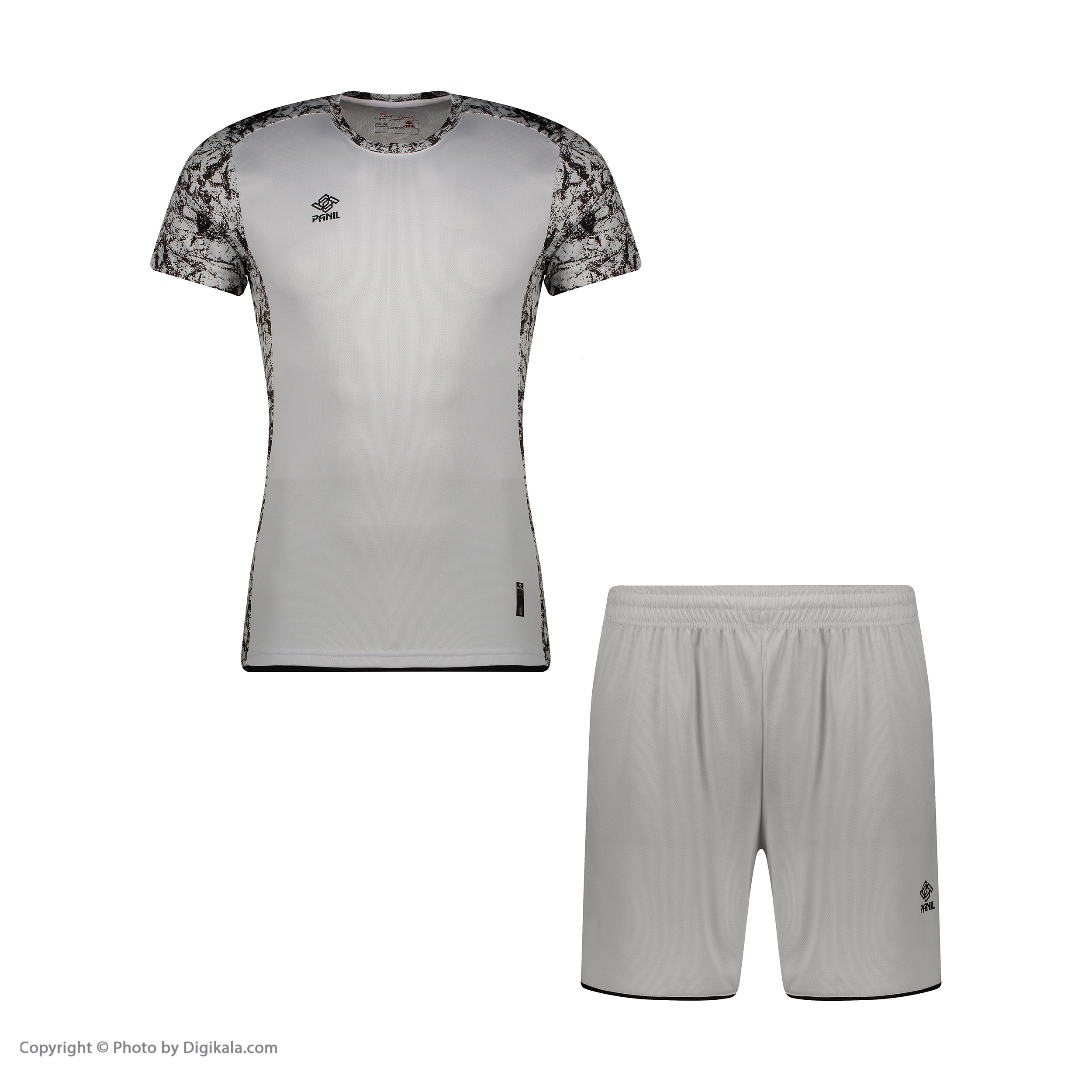 ست تی شرت آستین کوتاه و شلوارک ورزشی مردانه پانیل مدل 1110W -  - 2