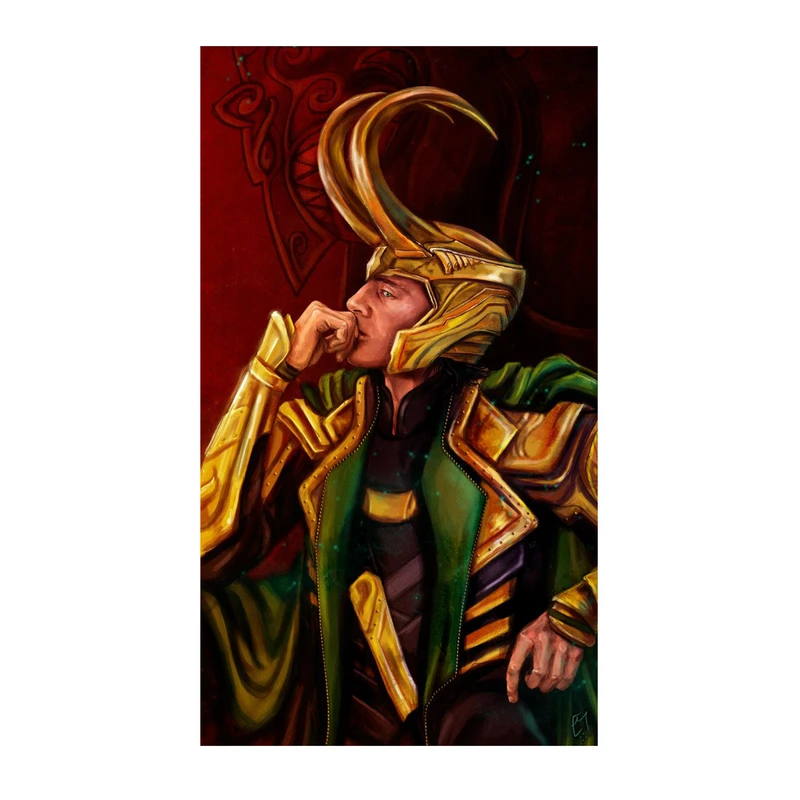 استیکر لپ تاپ و موبایل مدل سریال طرح لوکی Loki کد 2504