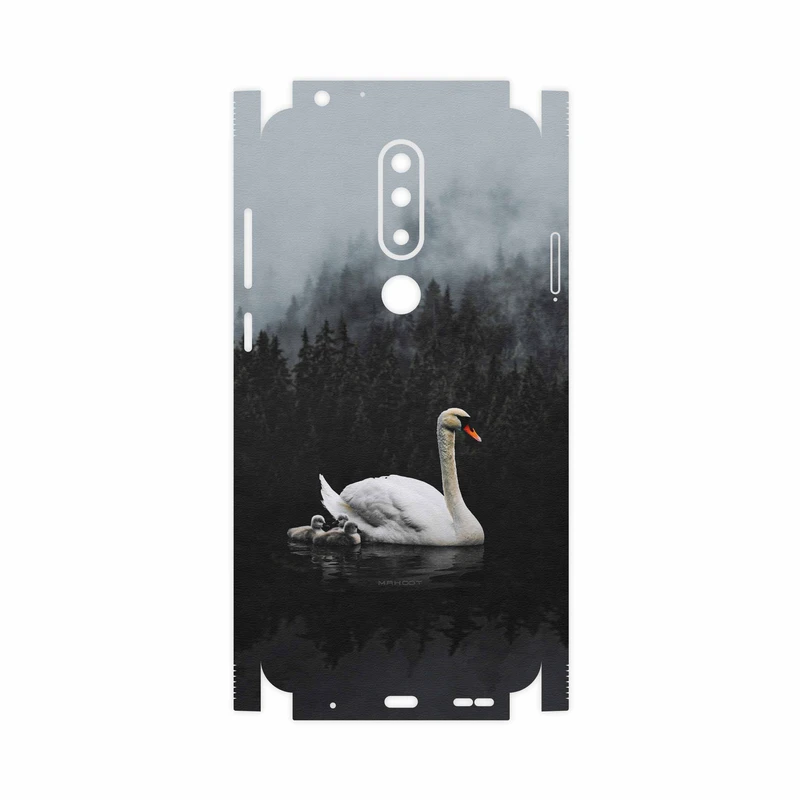برچسب پوششی ماهوت مدل Swan Lake-FullSkin مناسب برای گوشی موبایل نوکیا 5.1 Plus