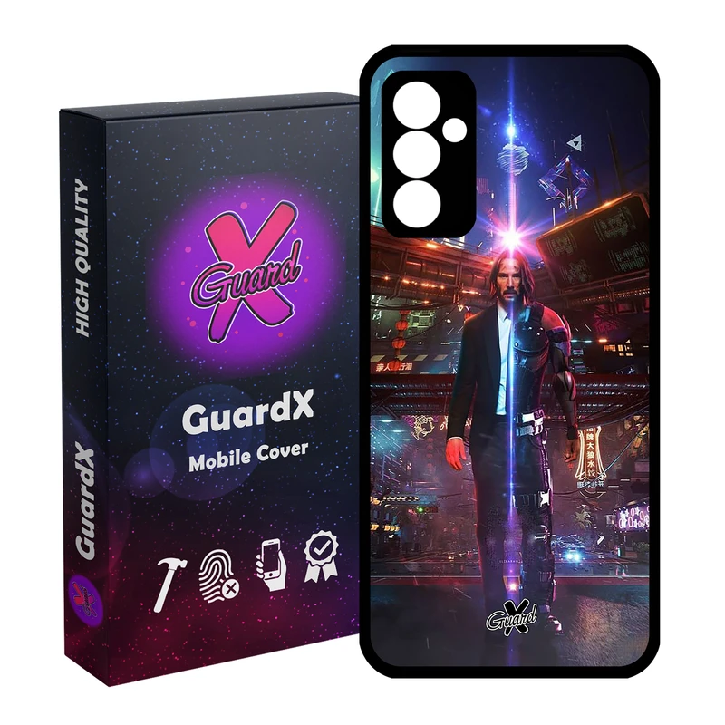کاور گارد ایکس طرح John Wick مدل Glass10077 مناسب برای گوشی موبایل سامسونگ Galaxy A34 / A34 5G