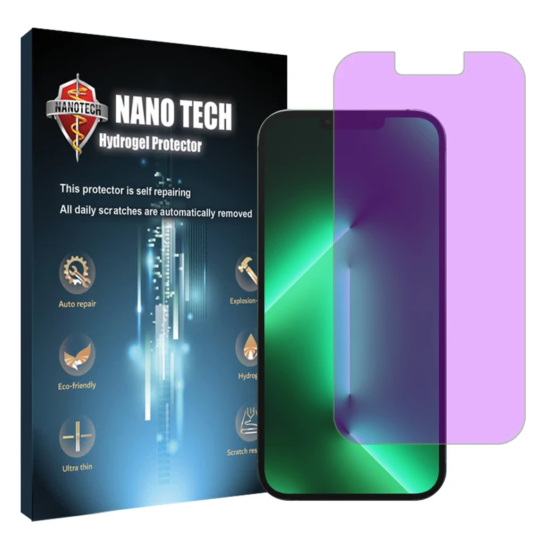 محافظ صفحه نمایش آنتی پرپل نانو تک مناسب برای گوشی موبایل اپل iPhone 13 Pro Max