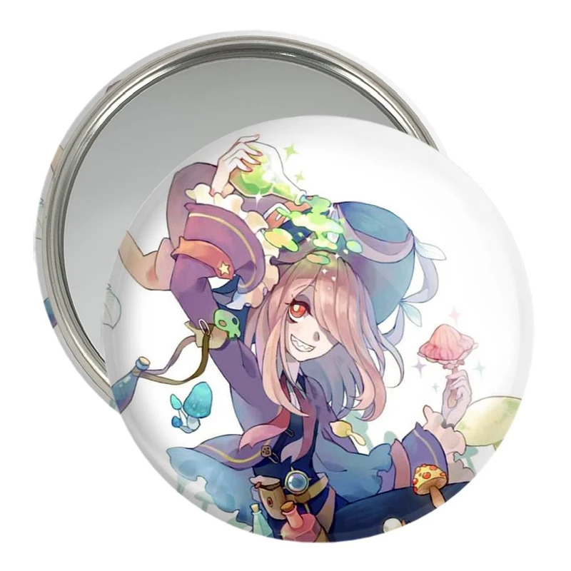 آینه جیبی خندالو مدل سوسی انیمه Little Witch Academia  کد 22933
