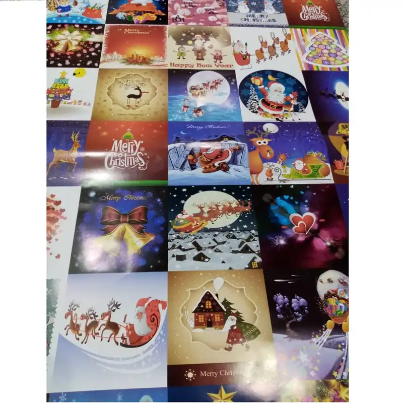 کاغذ کادو مدل کریسمس بسته 2 عددی