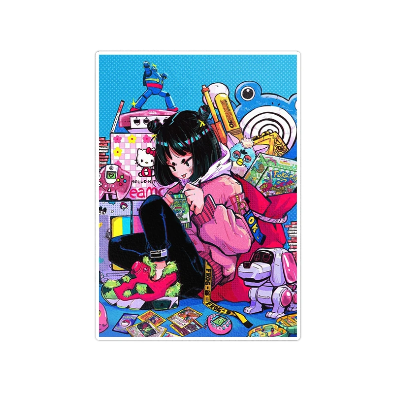 استیکر لپ تاپ ماسا دیزاین طرح ANIME مدل STKA0088