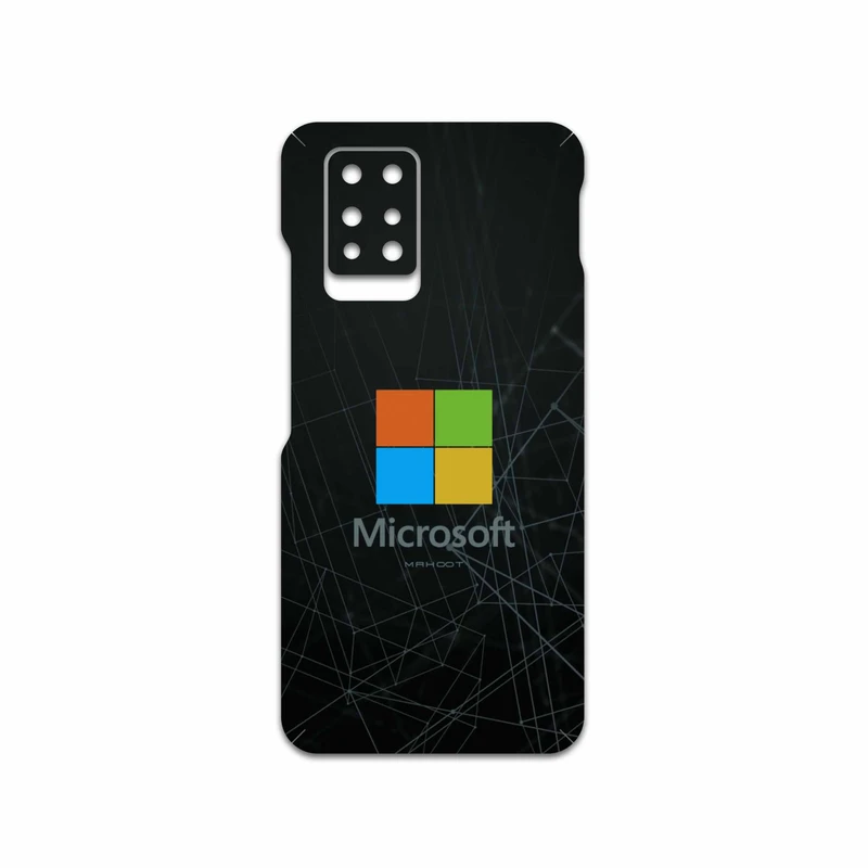 برچسب پوششی ماهوت مدل Microsoft-Logo مناسب برای گوشی موبایل اینفینیکس Note 10 Pro