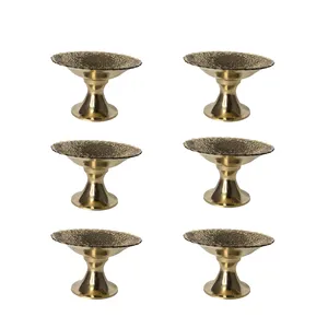 آجیل خوری برنجی کد 0850 مجموعه 6 عددی