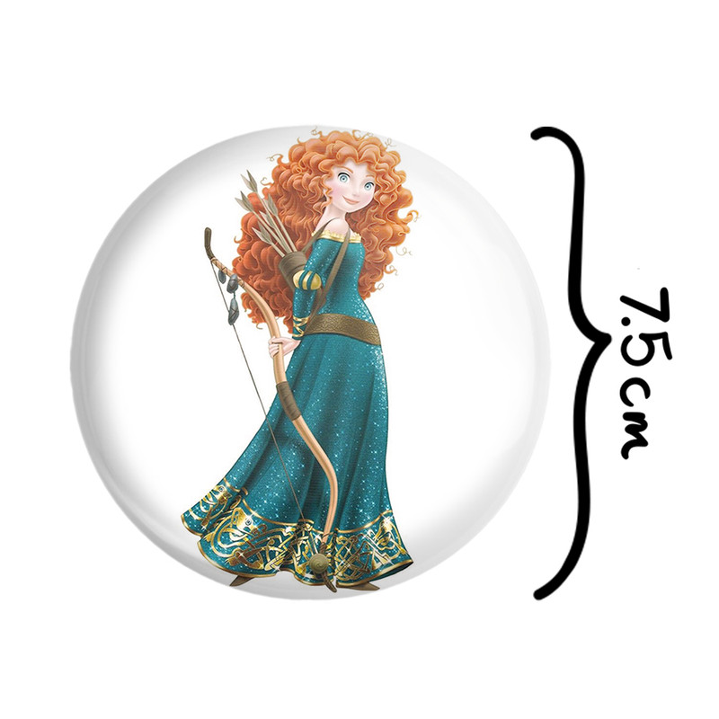 آینه جیبی خندالو مدل انیمیشن دلیر  Brave  کد 1676