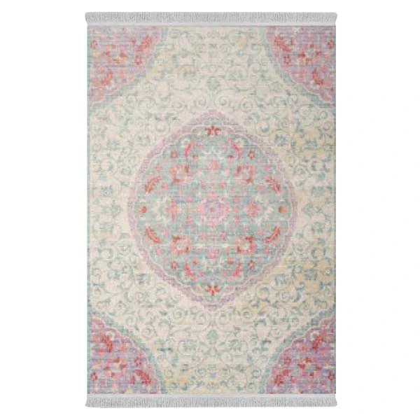 فرش پارچه‌ای دفه مدل فرشینه طرح مدرن  کد 8161