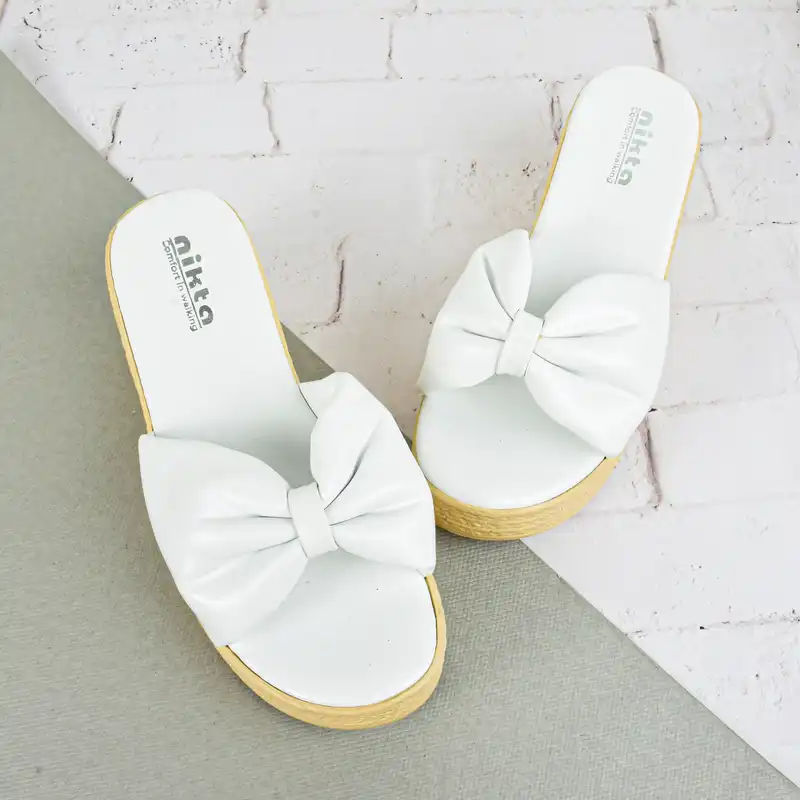 صندل زنانه نیکتا مدل پاپیونی کد WH.2467