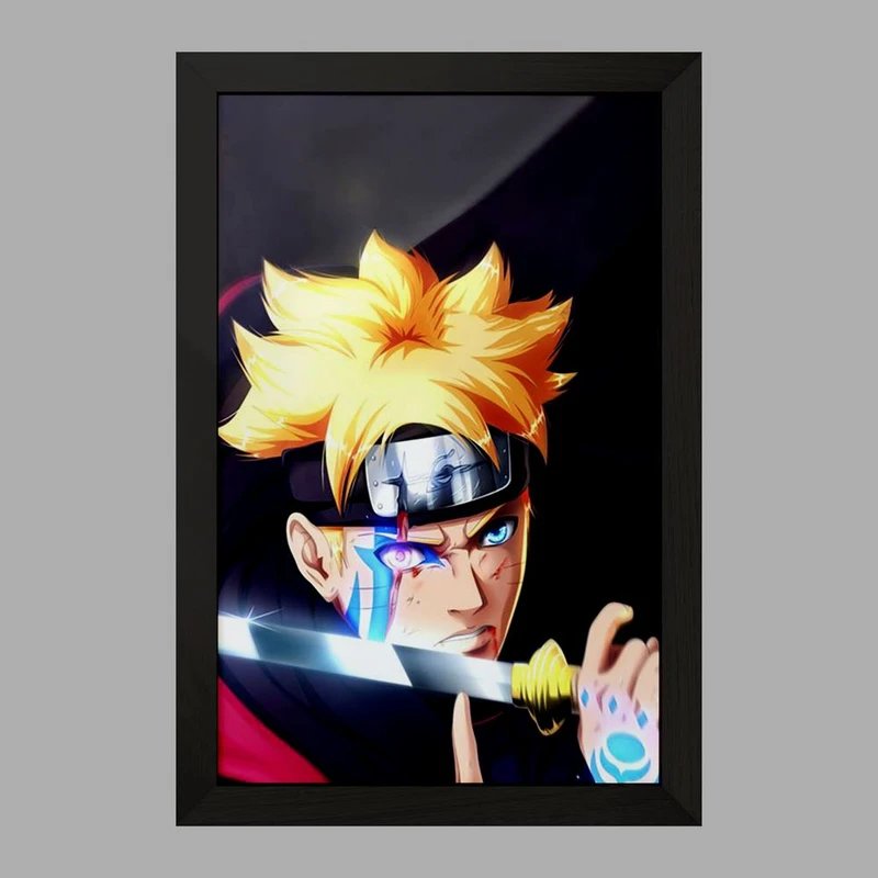 تابلو خندالو مدل بوروتو اوزوماکی انیمه بوروتو Boruto  کد 15739