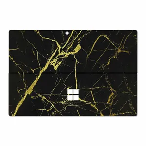 MAHOOT Graphite-Gold-Marble Cover Sticker for Microsoft Surface Pro 4 2015
