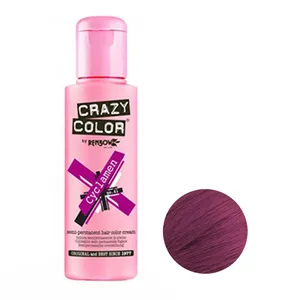 شامپو رنگ مو کریزی کالر مدل 41 رنگ صورتی ارغوانی حجم 100 میلی لیتر