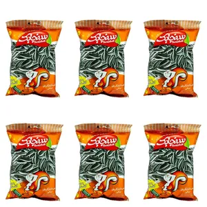 تخمه آفتابگردان نمکی سنجابک - 120 گرم بسته 6 عددی