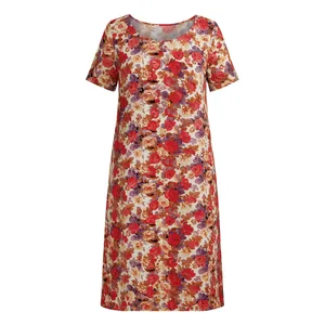 پیراهن آستین کوتاه راحتی زنانه مدل آیرا کد 11