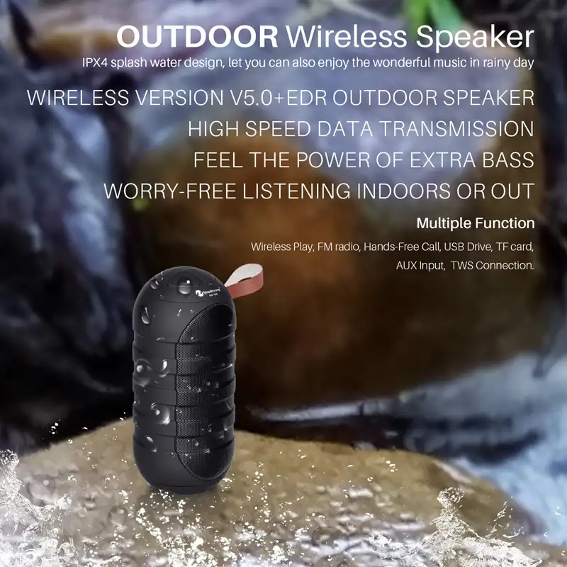 اسپیکر بلوتوثی قابل حمل نیوریکسینگ مدل NR-106