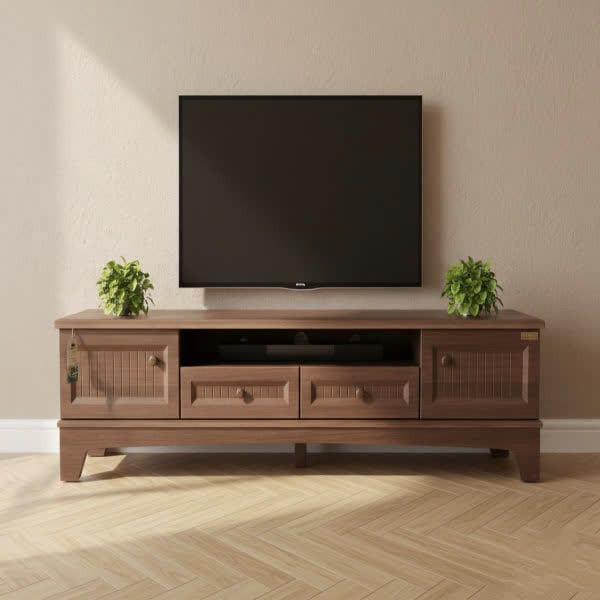 میز تلویزیون مدل نئوکلاسیک  مناسب برای تلویزیون تا 55 اینچ