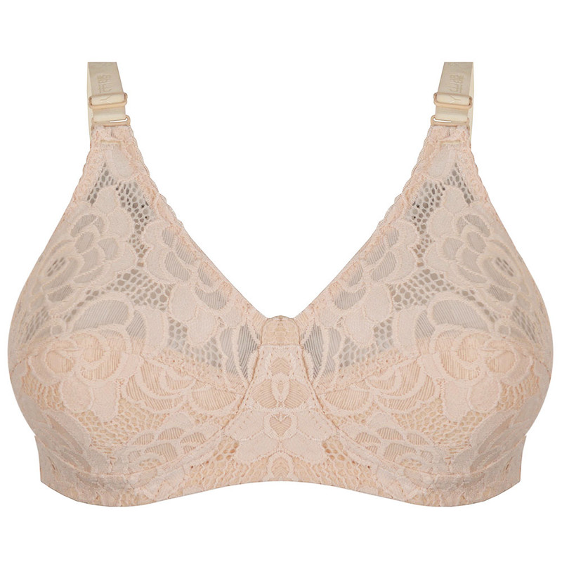 سوتین زنانه پرجامدا مدل 340019109 دانتل رنگ کرم