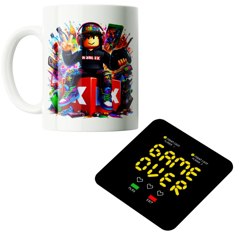 ماگ پاد آفرین مدل گیم دسته بازی گیمینگ گیمر کد PZ403 به همراه زیرلیوانی