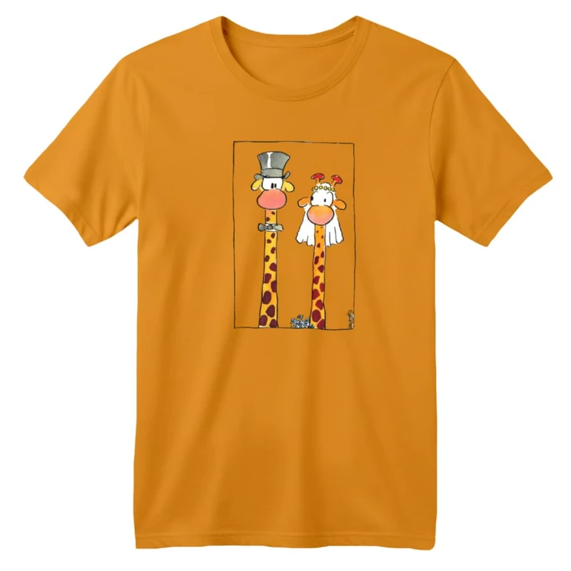 تی شرت آستین کوتاه بچگانه مدل زرافه کد ۸