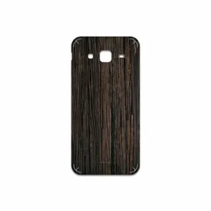 MAHOOT Burned Wood Cover Sticker for Samsung Galaxy J5