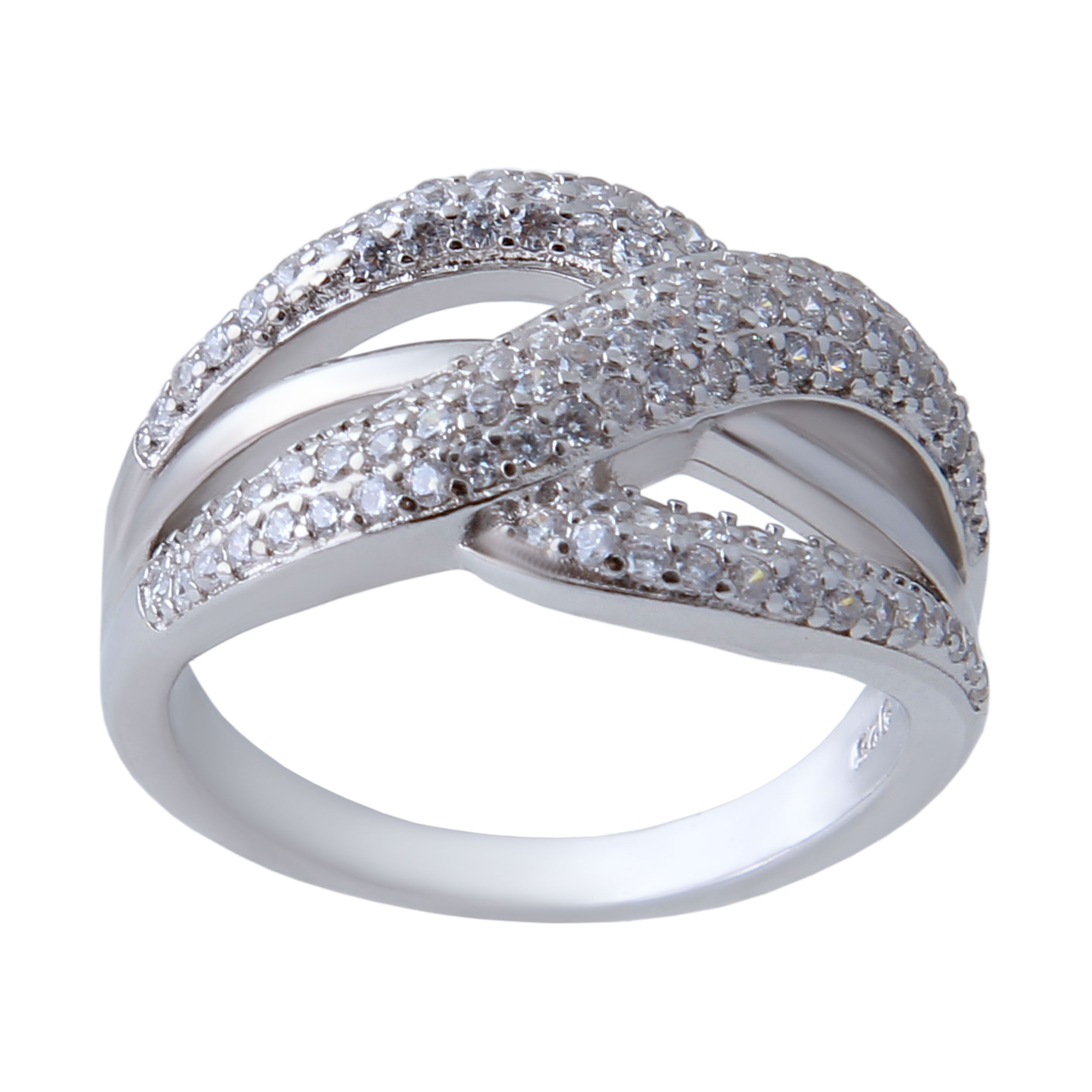      انگشتر نقره زنانه بازرگانی میلادی کد AWR-396