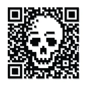 برچسب لپ تاپ پویا مارکت طرح اسکلت کد 3098