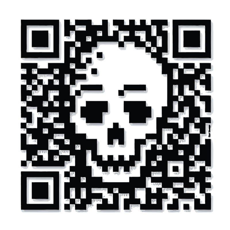 برچسب لپ تاپ پویا مارکت طرح اسکلت کد 3098