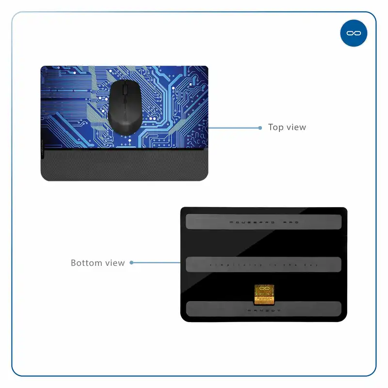 ماوس پد ماهوت مدل PRO- Blue-Printed-Circuit-Board