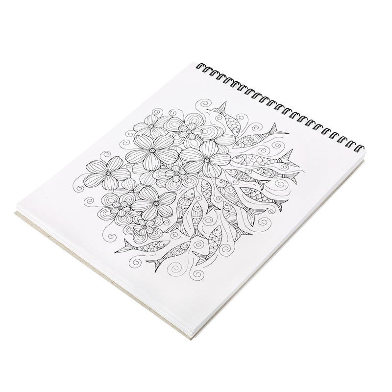 دفتر رنگ آمیزی ماندالا مدل گل