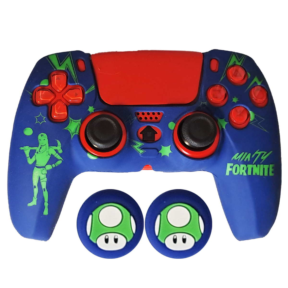 محافظ دسته بازی پلی استیشن 5 مدل Fortnite PS5304 به همراه روکش آنالوگ