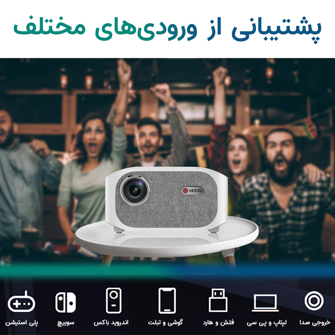 ویدئو پروژکتور ویمی مدل T01 ویدئو پروژکتور ویمی مدل T01
