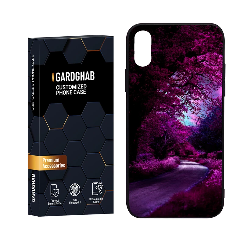 کاور گارد قاب مدل طبیعت مناسب برای گوشی موبایل اپل iPhone X/Xs