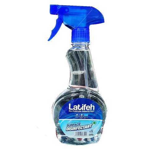 محلول ضد عفونی کننده سطوح لطیفه مدل HRZ حجم 500 میلی لیتر مجموعه 2 عددی