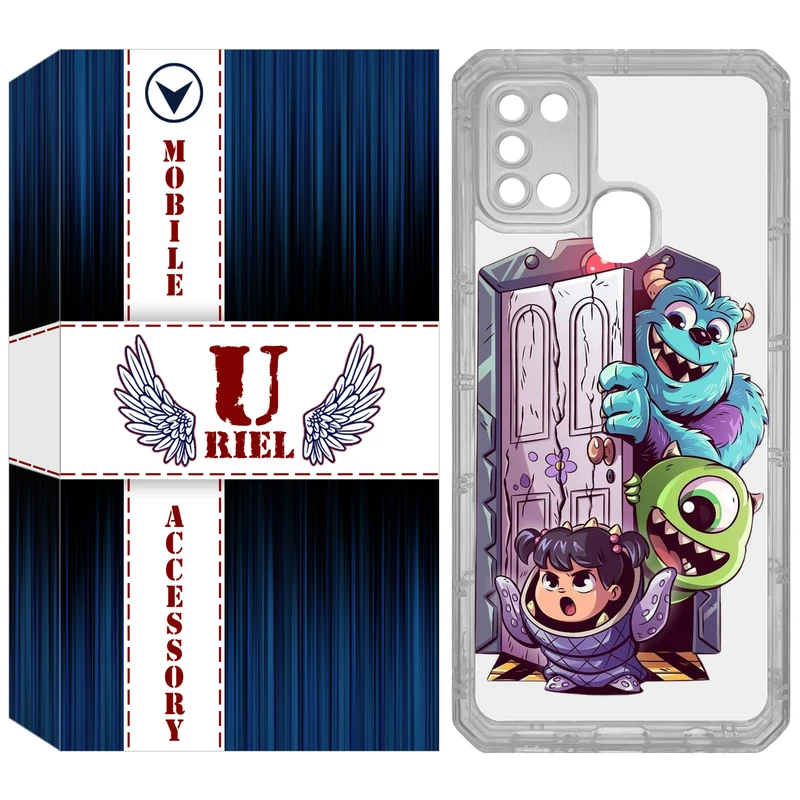 کاور یوریل مدل Clear کد 67 طرح سالیوان مناسب برای گوشی موبایل سامسونگ Galaxy A21S