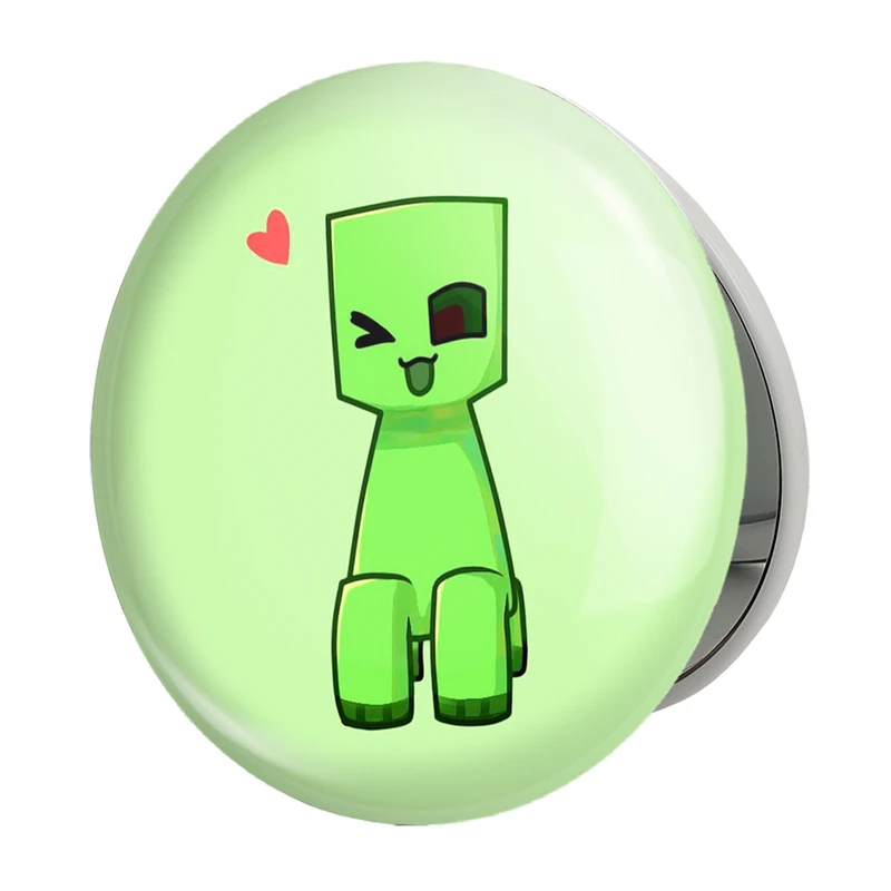 آینه جیبی خندالو طرح بازی ماینکرافت Minecraft مدل تاشو کد 23262 