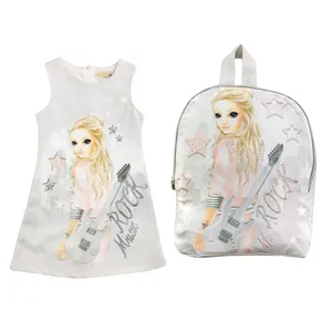 ست پیراهن و کیف دخترانه مدل 45