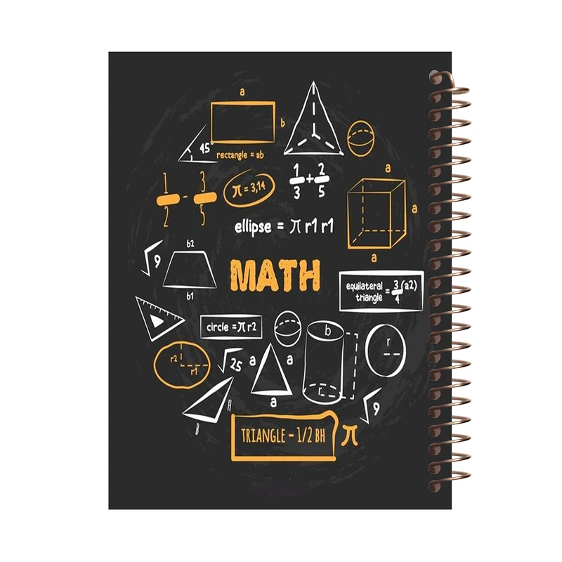 دفتر مشق 60 برگ طرح ریاضی کد M426