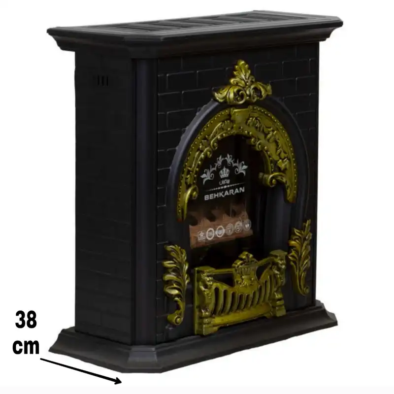 بخاری گازی بهکاران طرح شومینه مدل پرنس 30000