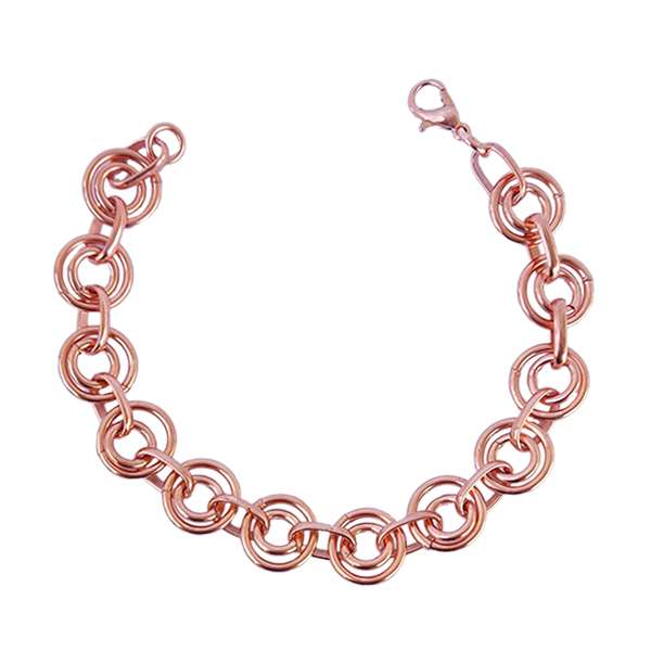 دستبند زنانه مدل دو دایره کد JW450