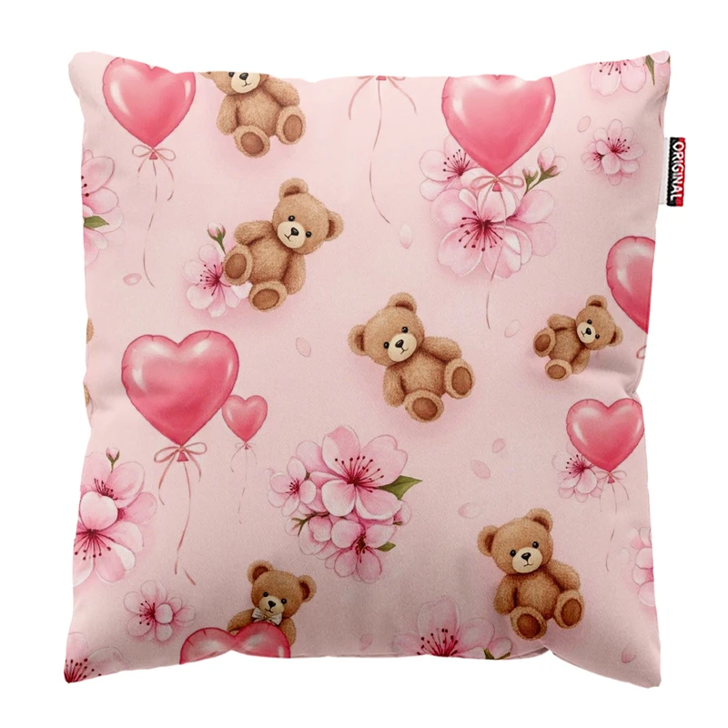 کوسن پاد آفرین طرح کارتونی بچگانه خرسی کد 5073سایز 40*40 سانتی متر